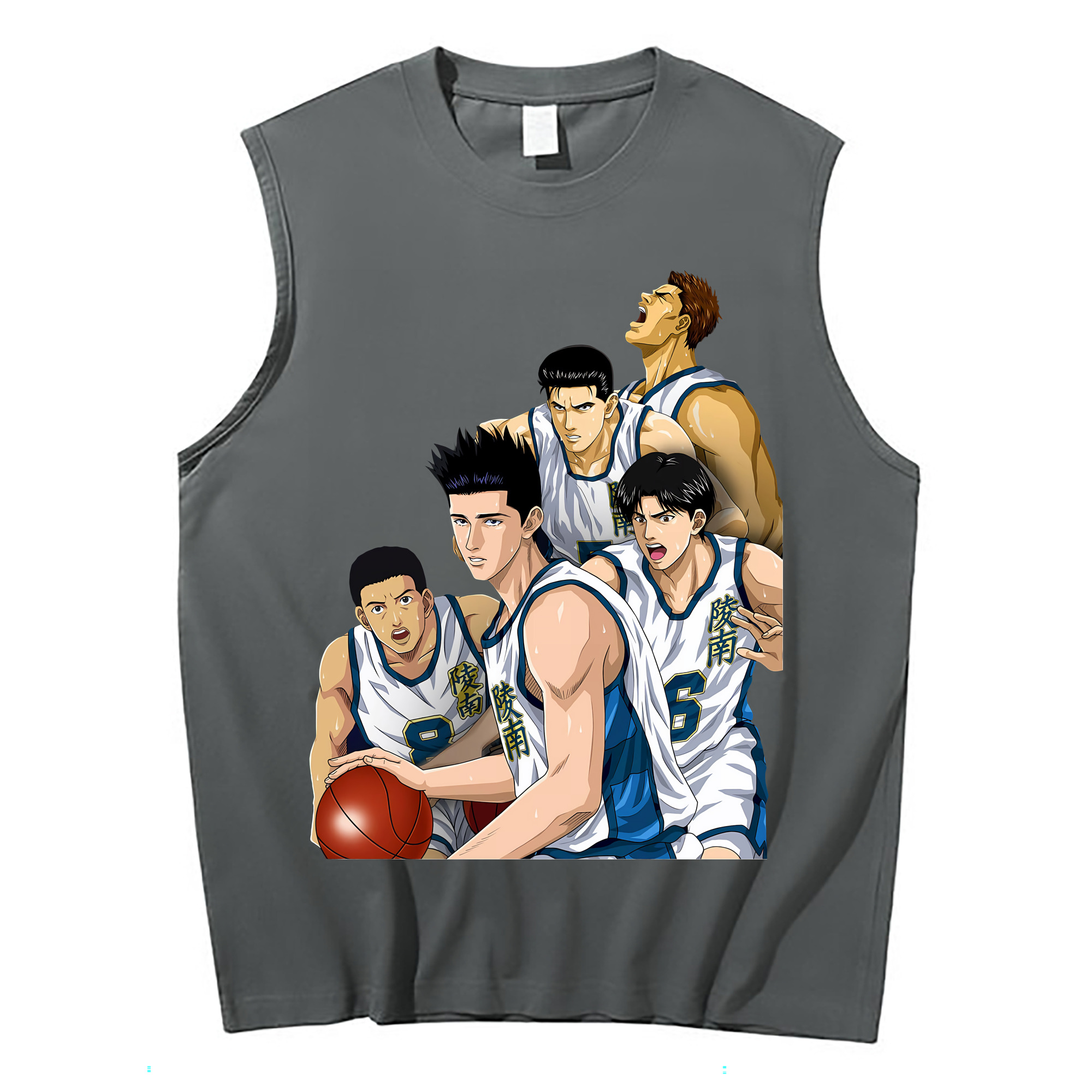 （画像用） SLAM DUNK／スラムダンク コットン100％タンクトップ（フロントプリント）